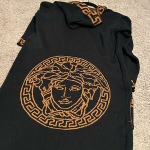 Versace Hooded Cardigan